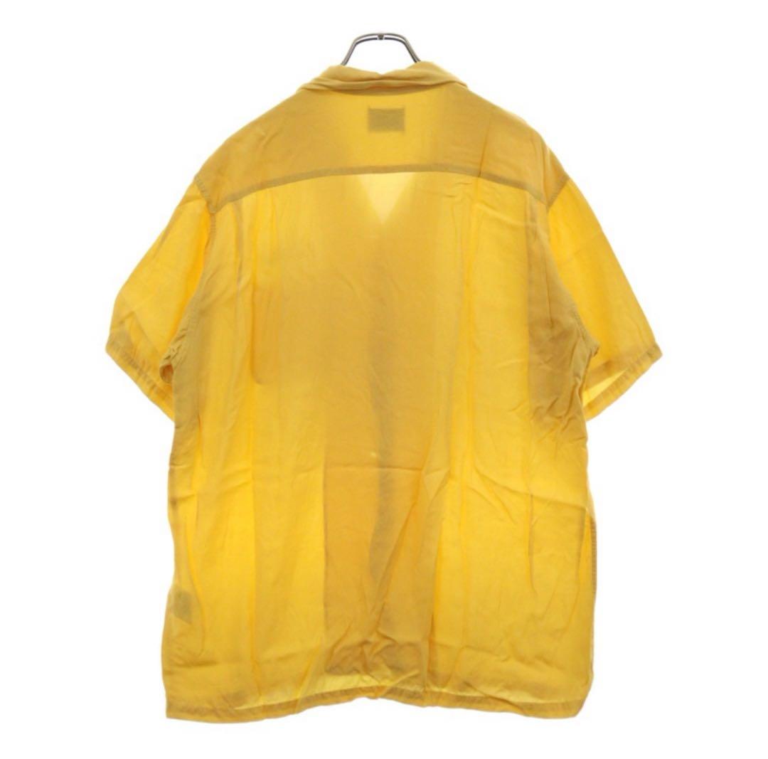 Style Eyes スタイルアイズ　XL 黄色　レーヨン　ボーリングシャツ