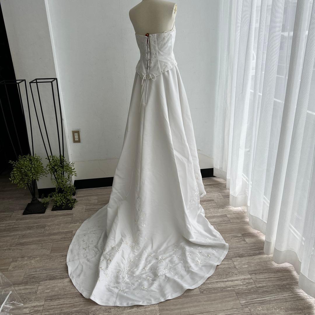⬜︎ ウエディングドレス 【21】 matsuo ホルダーネック　花嫁　刺繍