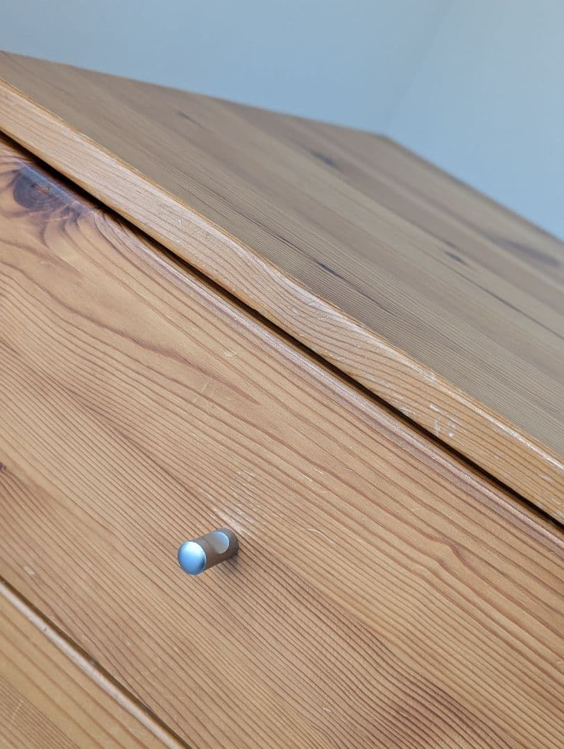 USED/無印良品 廃盤 パイン材 2段チェスト MUJI 北欧 デンマーク製