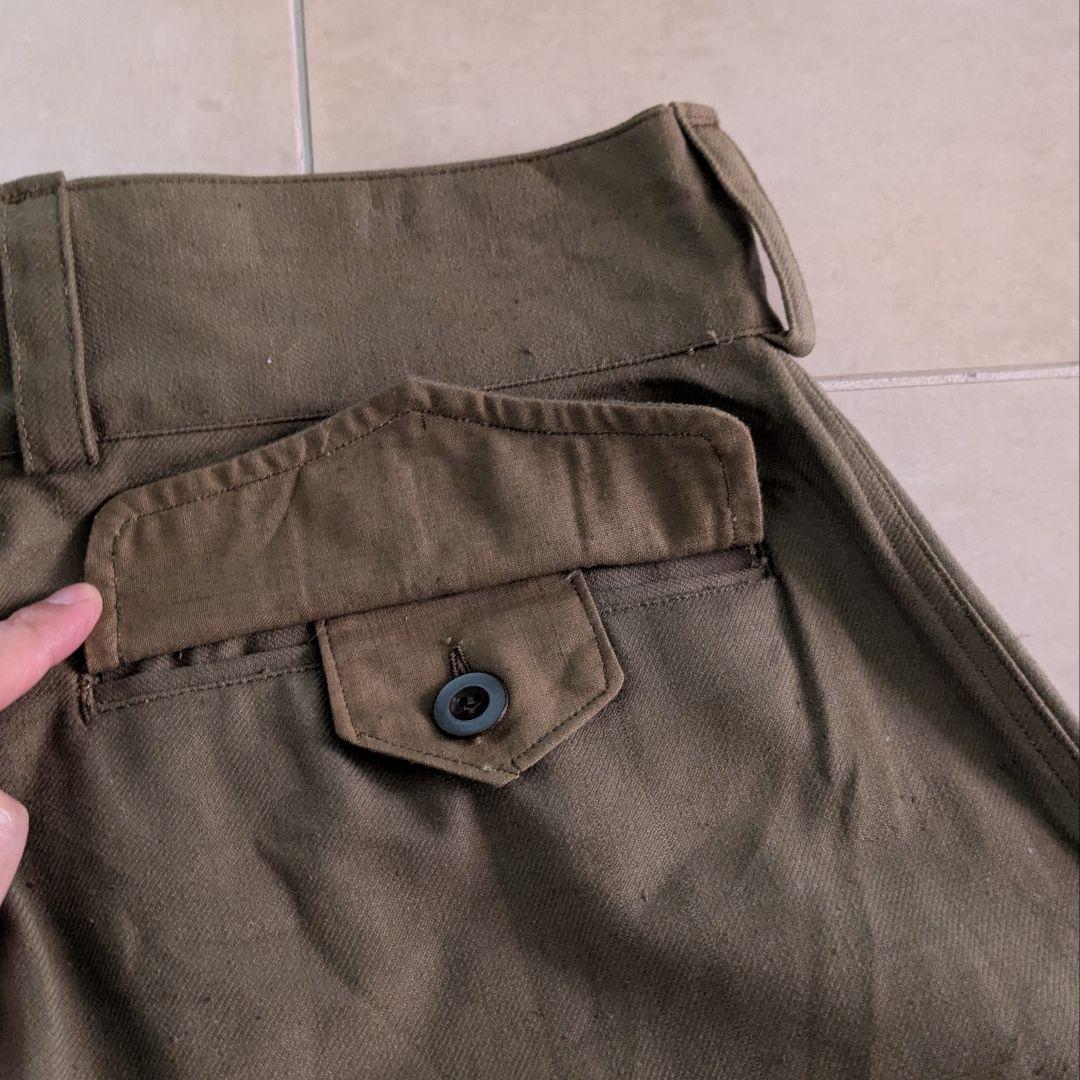 デッドストック　50s フランス軍　前期　実物　M-47　カーゴパンツ