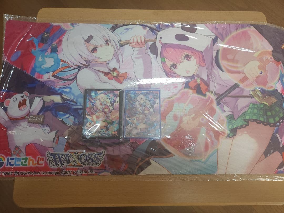 WIXOSS椎名唯華&笹木咲メンダコギロチンプレイマット+スリーブ+PR　セット