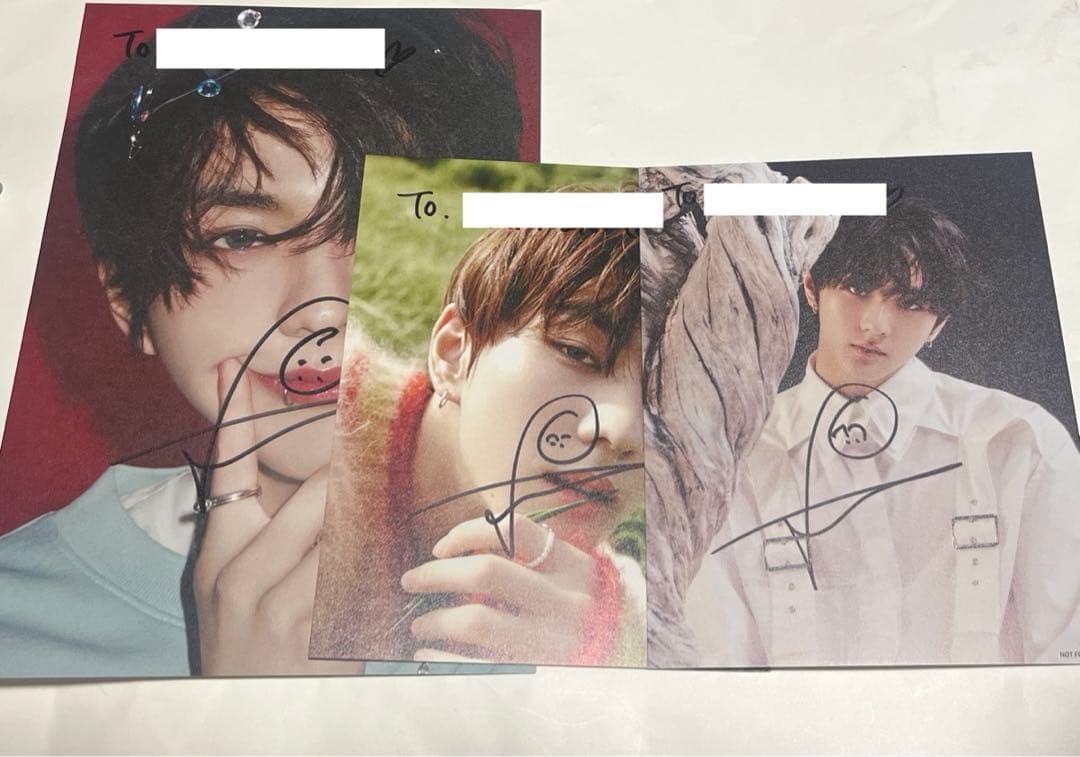 ENHYPEN エナイプン ジョンウォン 直筆サイン 結 ミーグリ リリイベ
