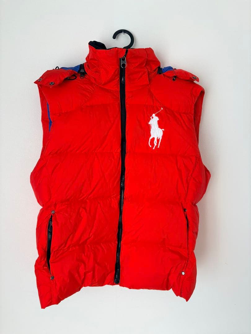 Polo Ralph Lauren ダウンベスト XL レッド