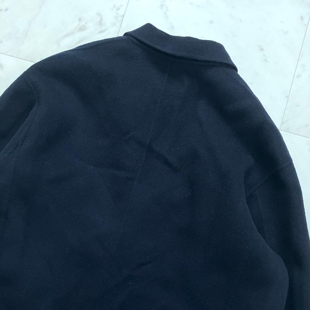ルグラジック ウールリバーチェスターコート ネイビー 36 タスマニアウール