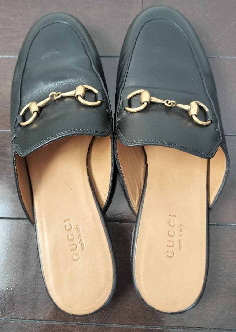 GUCCI プリンスタウン ホースビットデザインサンダル