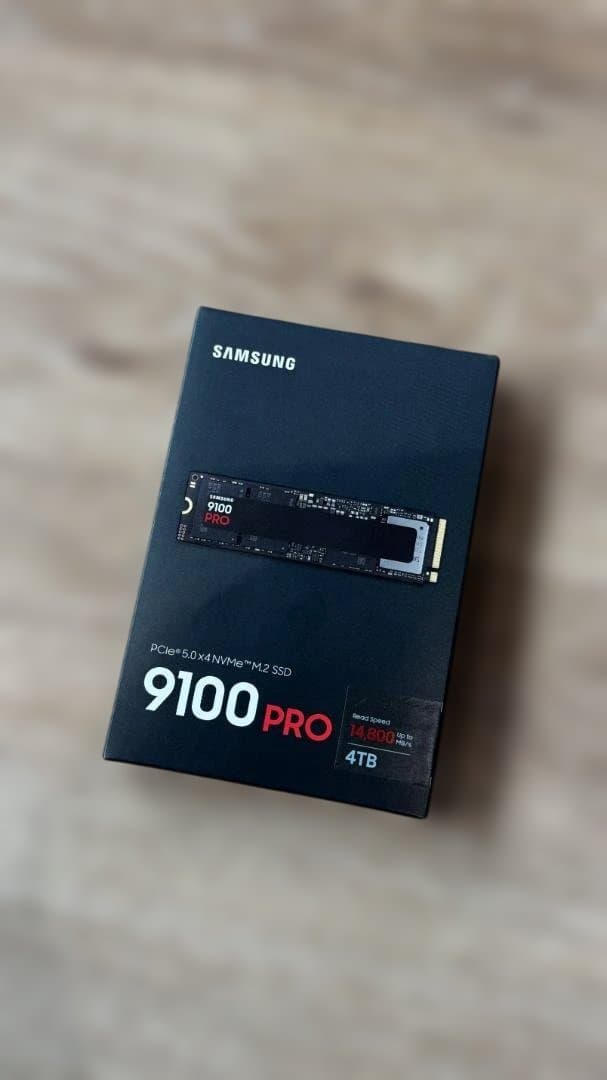 新品！Samsung SSD 9100 PRO 4TB