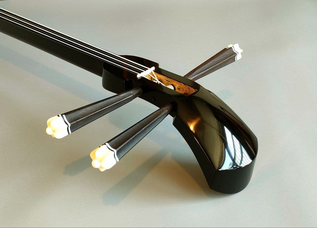 名工外間善盛作 王府期江戸与那城型復刻三線