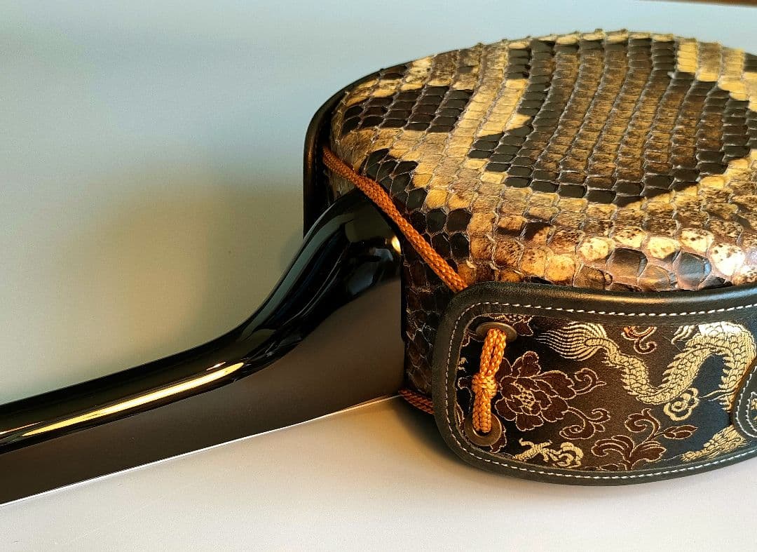 名工外間善盛作 王府期江戸与那城型復刻三線