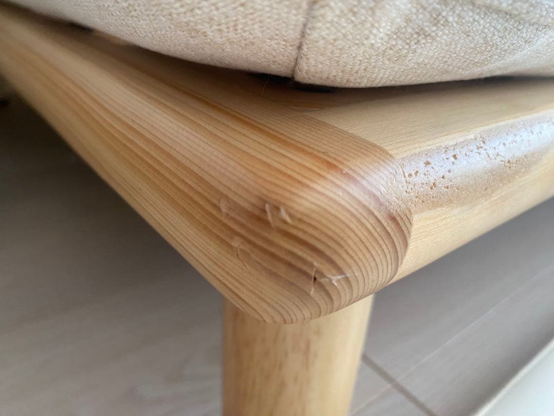 【最終値下】Ricordo リコルド　アイボリー 1人掛けソファ