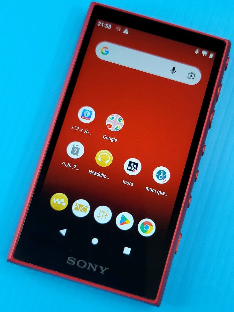 【極美品】SONY WALKMAN NW-A105（R）レッド 16GB ,