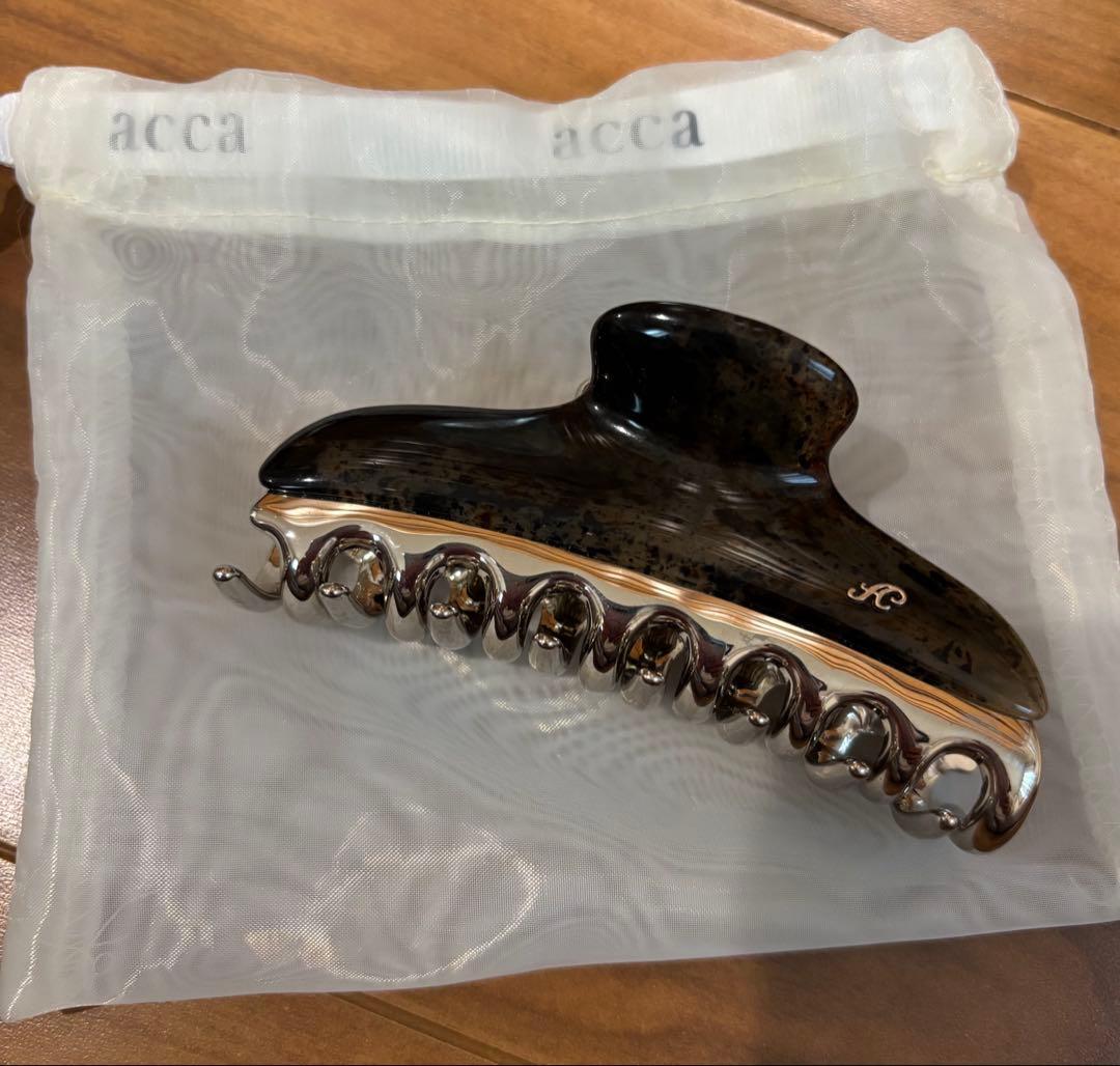 acca ヘアクリップ 収納袋付き　ラージ