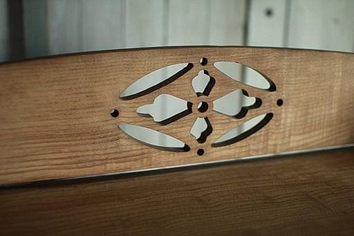 古い木枠のガラス戸棚　引き出し2杯　食器棚　水屋　キャビネット　古家具　古民家