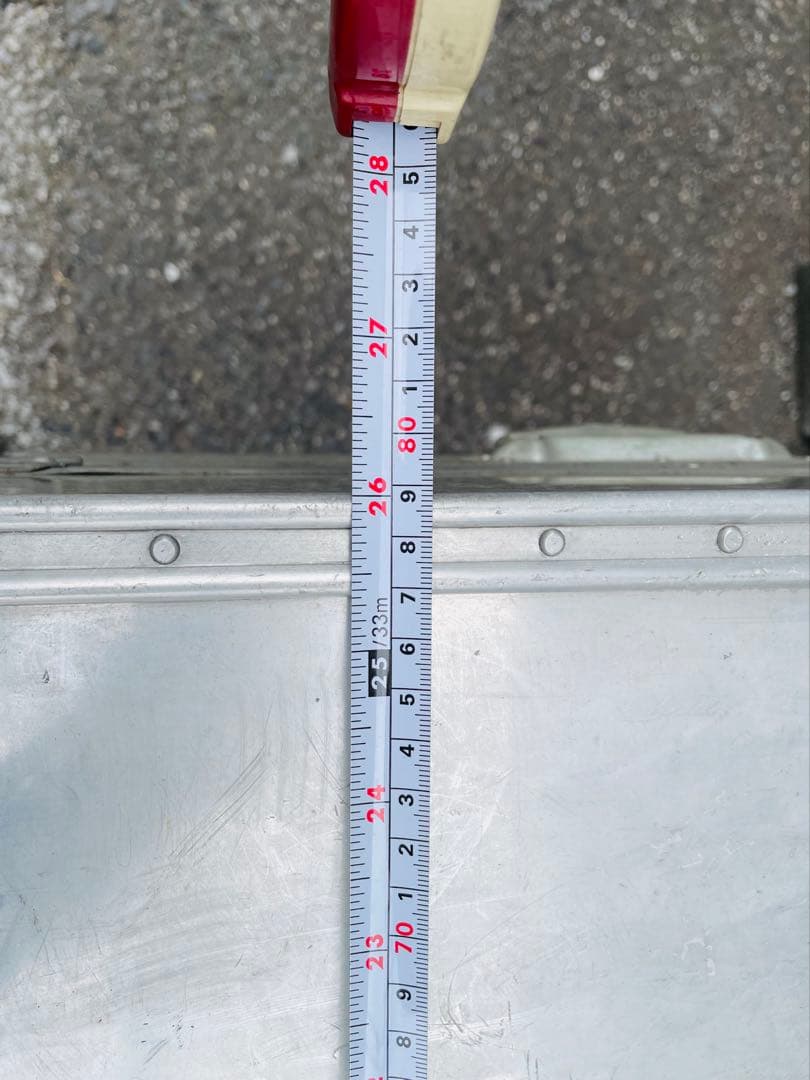 中古品 石川アルミ製 トランクケース（鍵付き・防水仕様） お値段を下げました