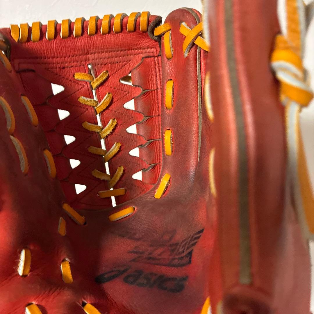 メ*ル様 プロ野球選手支給品　アシックス　ゴールドステージ 硬式投手用　asic