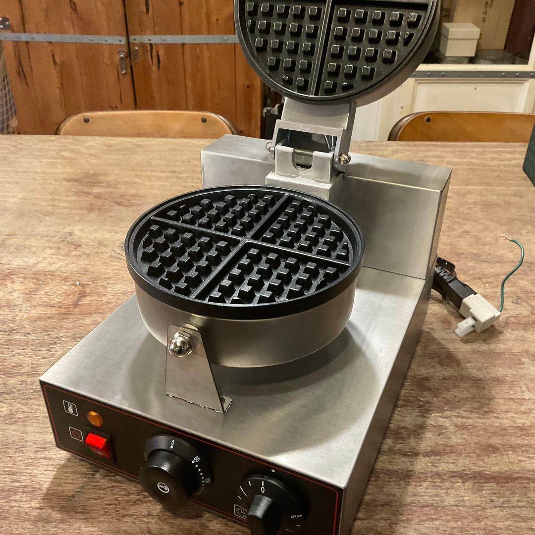極美品！ワッフルメーカー ワッフルマシン 電気 60Hz パンケーキ 業務用