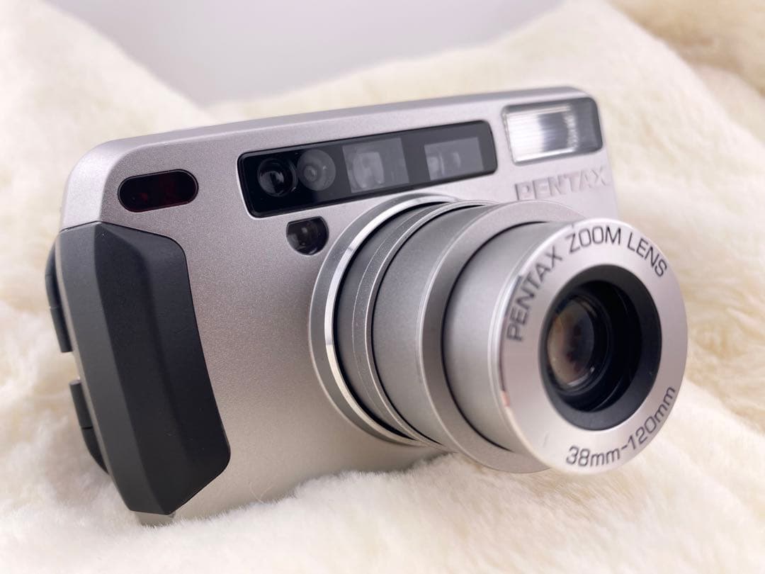 ２【美品✨完動】PENTAX ESPIO 120mi シルバー フィルムカメラ