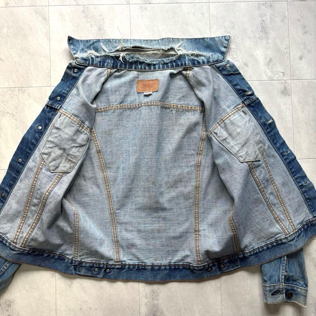 【66前期】リーバイス 70505 デニムジャケット 布ケアタグ 縦落ち