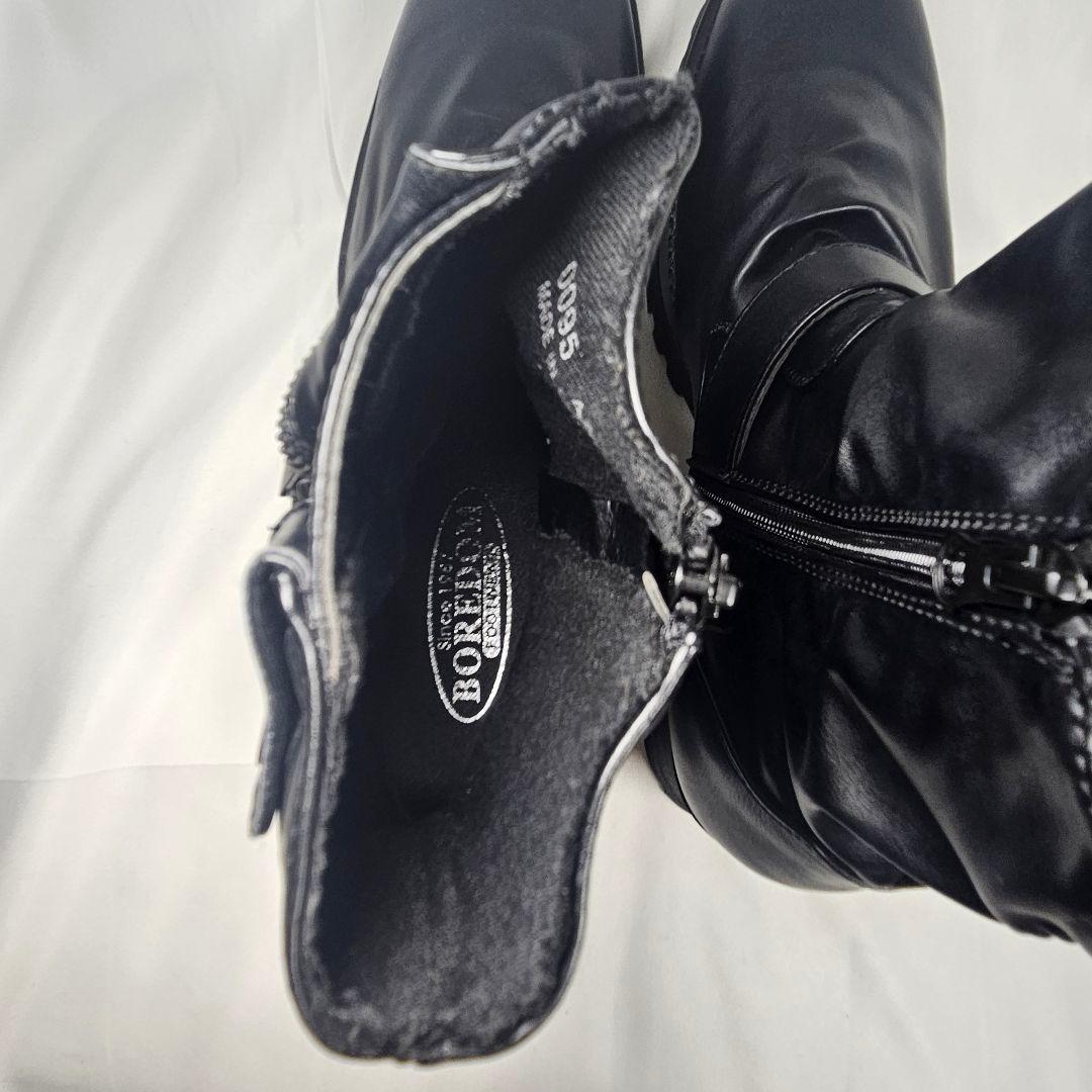【美品】BOREDOM ボアドム サイドジップ ブーツ ブラック 27cm