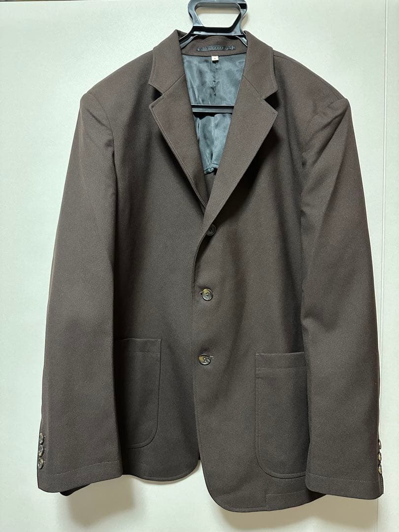 無印良品 MUJI Labo ユニフォーム素材で作ったブレザー L ブラウン