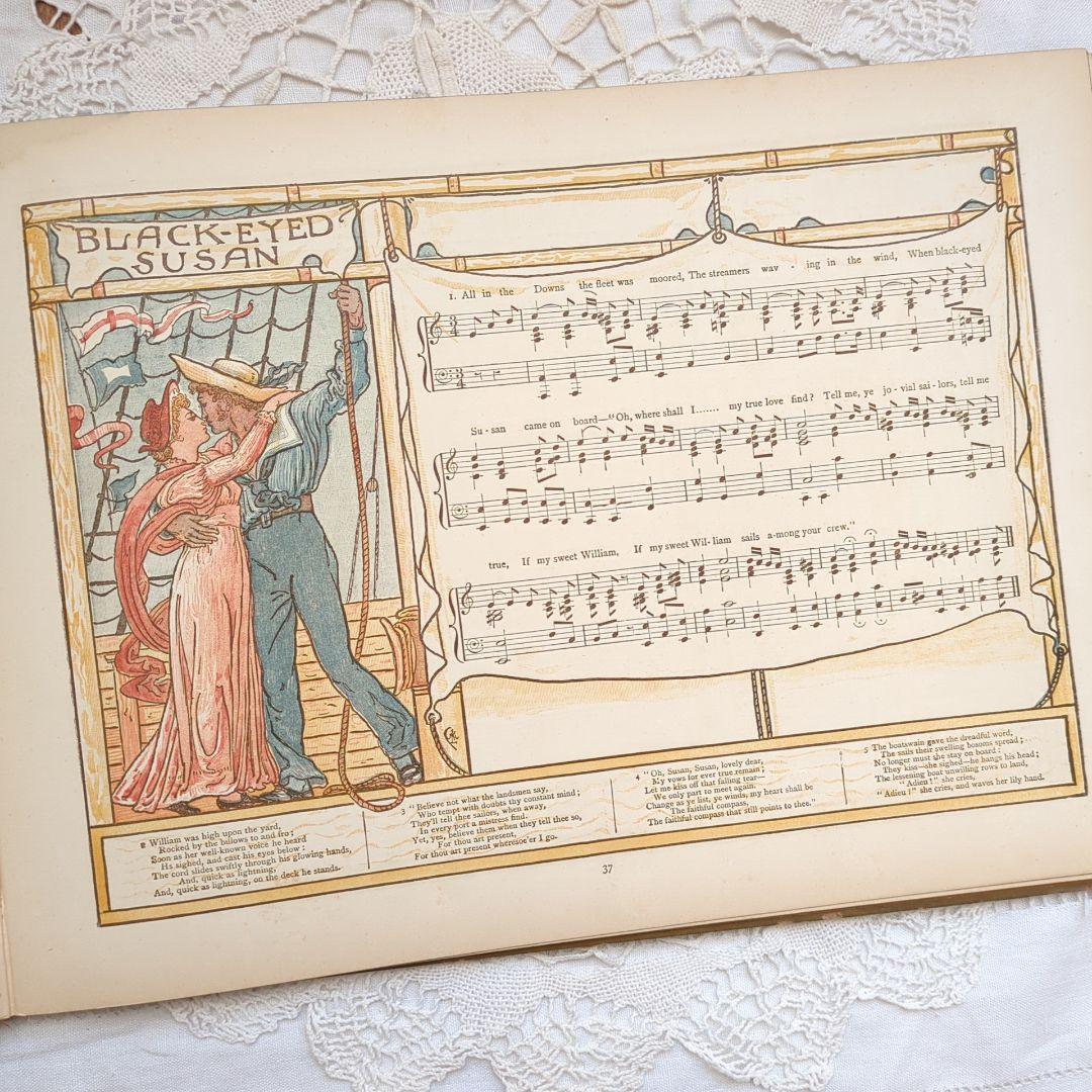 超稀少1890アンティーク絵本 洋書 児童書 ヴィクトリアン ウォルタークレイン