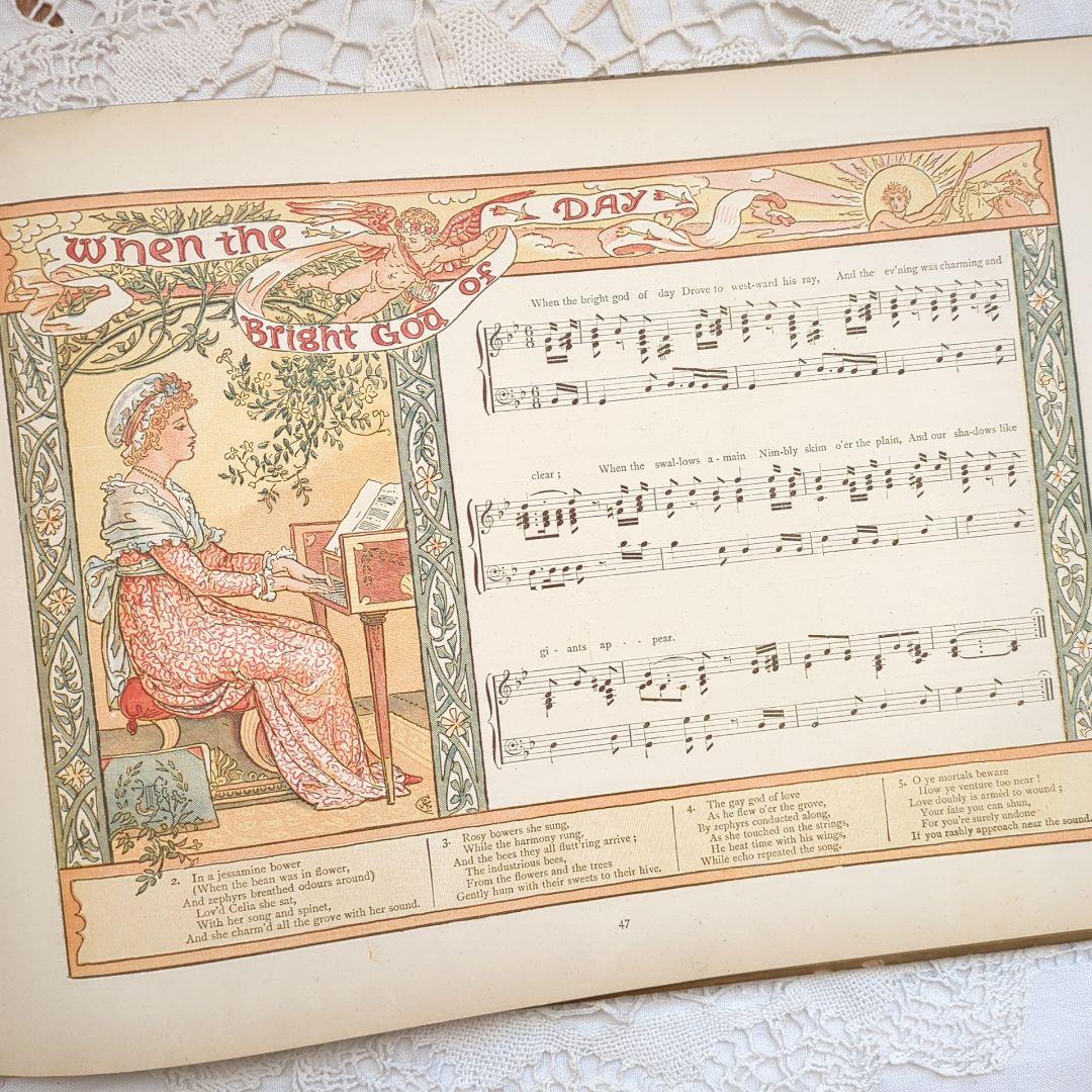 超稀少1890アンティーク絵本 洋書 児童書 ヴィクトリアン ウォルタークレイン