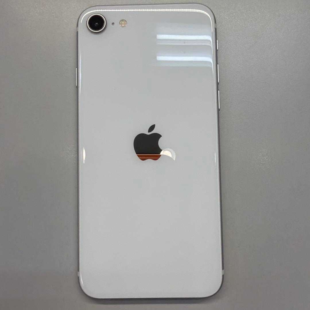訳あり iPhone SE2 64GB ホワイト 100% TouchID不可