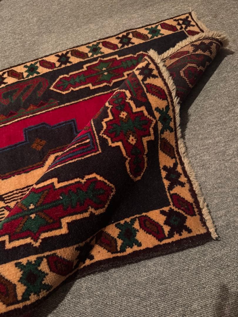 ラグ　大判　絨毯　カーペット　ウズベキスタン　ブハラ