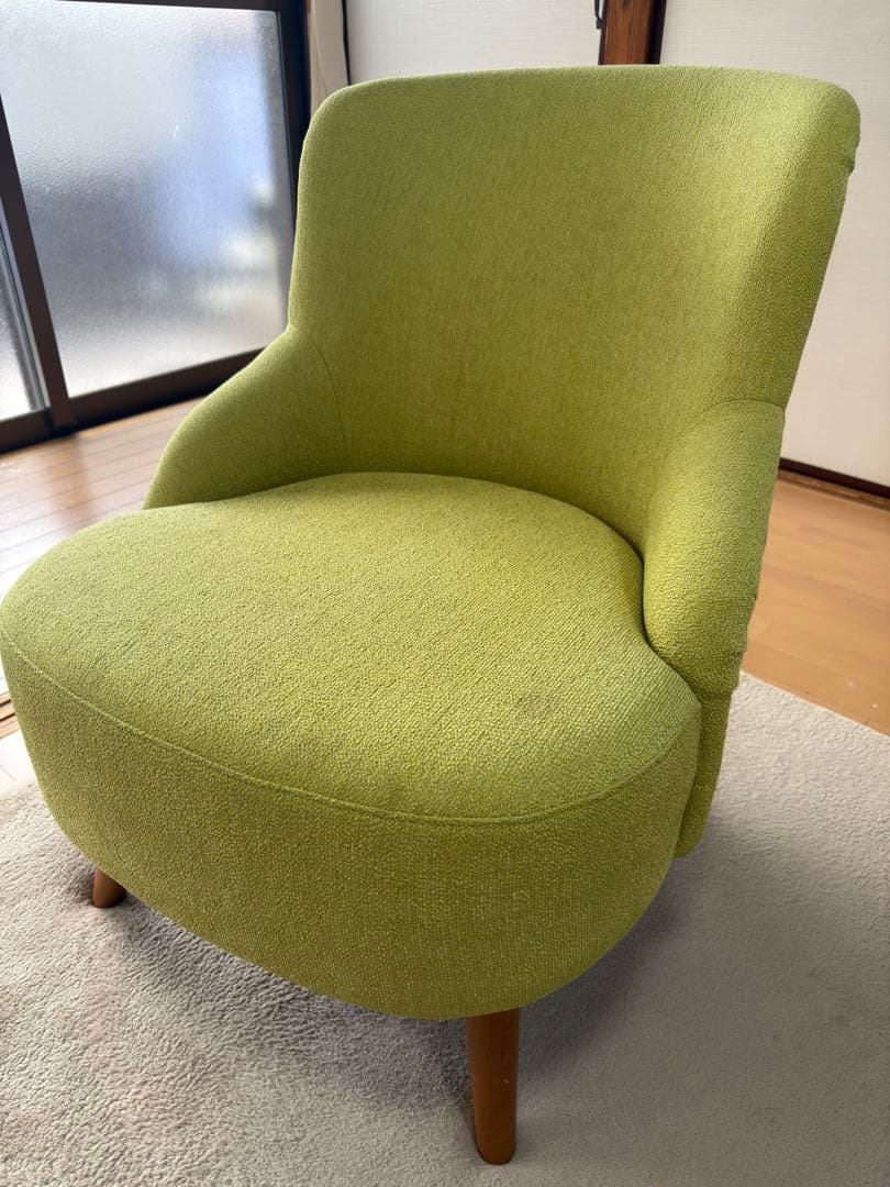 テ*ん様 unico SOPHIE グリーン 1人掛けソファ
