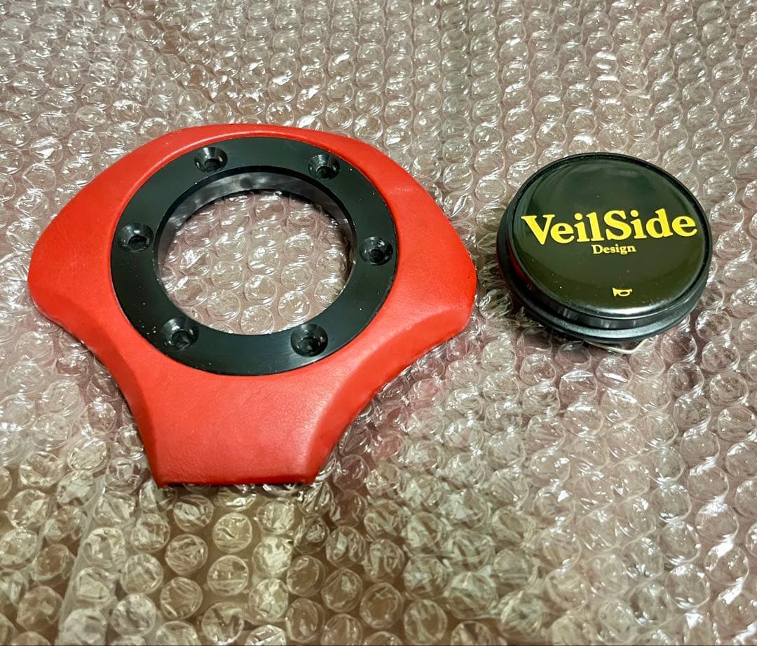 VeilSide ステアリング　当時物　赤　ヴェルサイド　ナルディ　レア