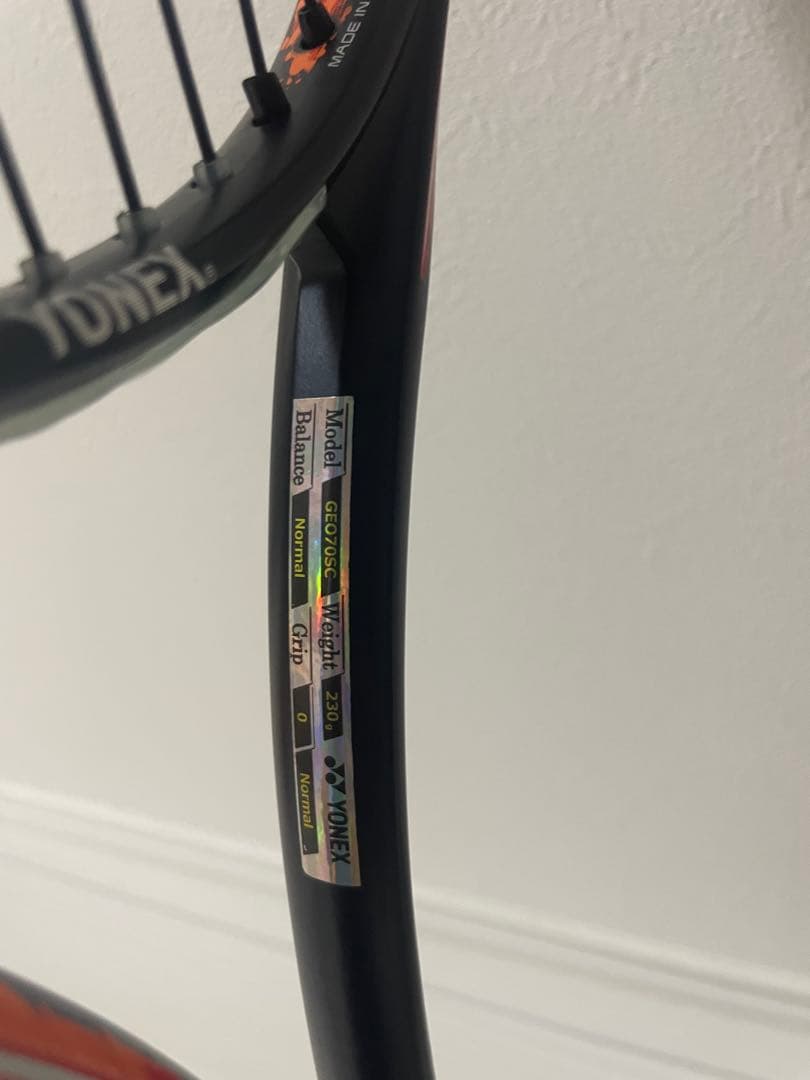 【美品-ケース付き】YONEX 軟式用テニスラケット ジオブレイク70S