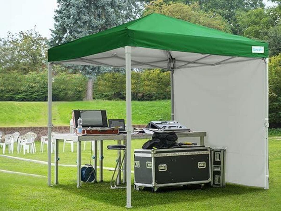 新品 ワンタッチ タープテント 3段階調節 2.5m UVカット 耐水 スチール