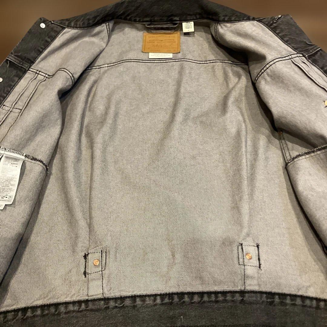 Levi’s Premium ブラックデニム 1stタイプ Gジャン M 黒
