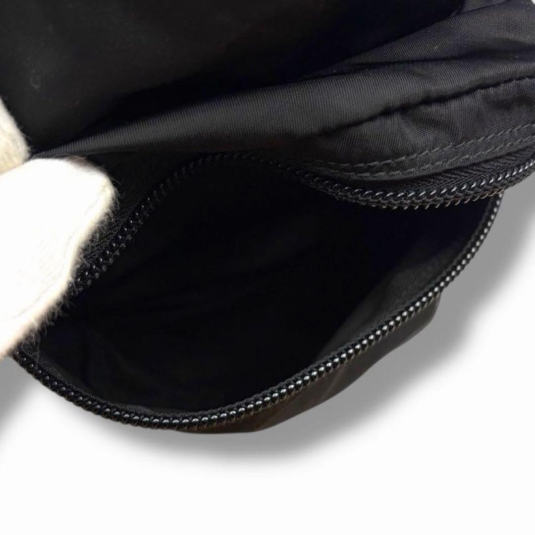 【美品】PRADA プラダ リュック バックパック ナイロン 三角ロゴ ブラック