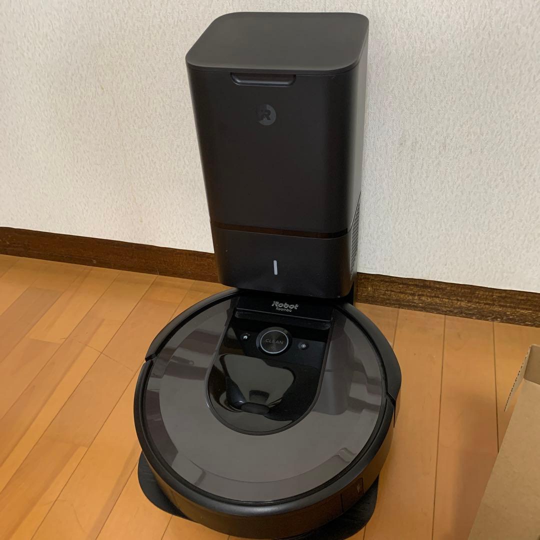 ロボット掃除機ルンバ+自動ゴミ収集機iRobot Roomba i7+ ブラック