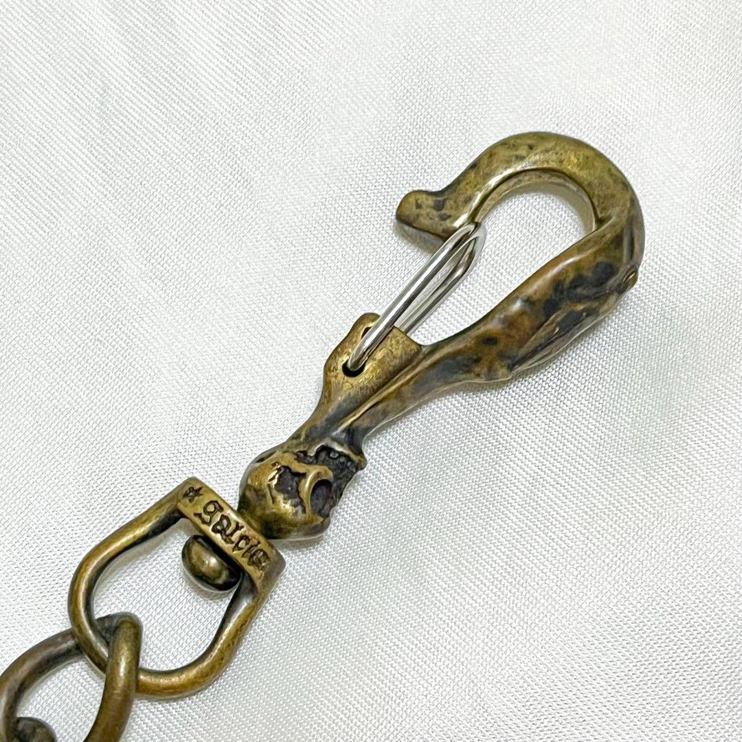 超希少 ガルシア ウォレットチェーン スカル マリア クロス 保存袋付き