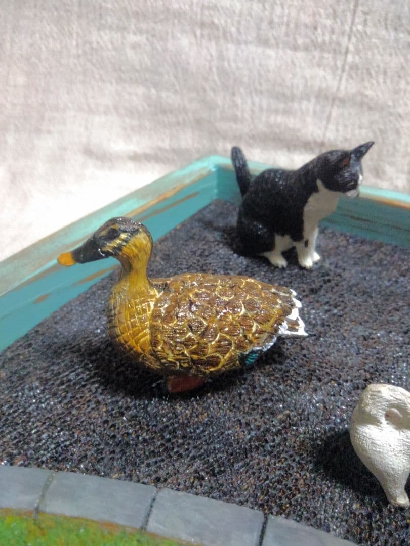 木彫りのコーギー（制作中）