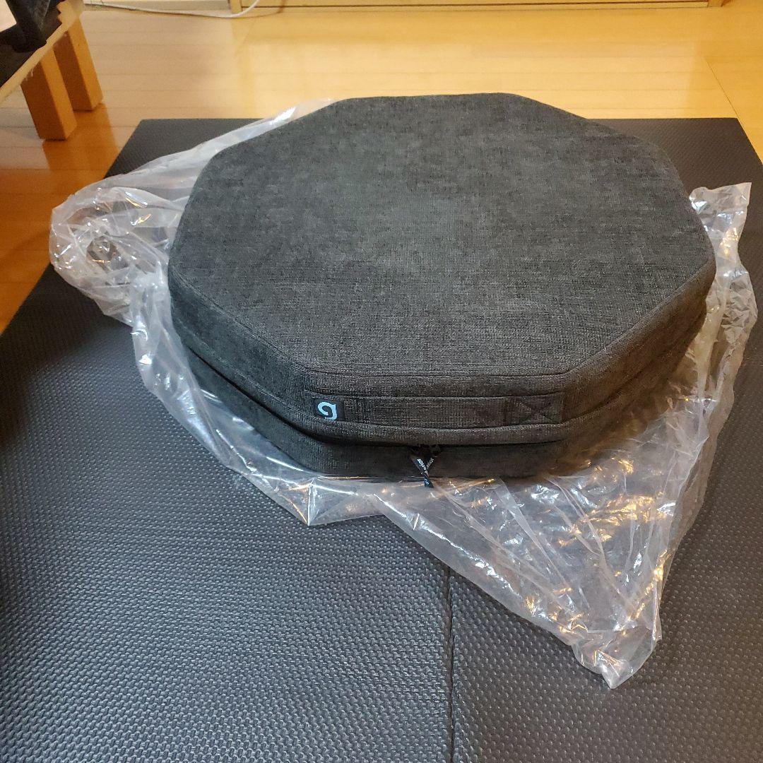 g ダークグレー 八角形クッション