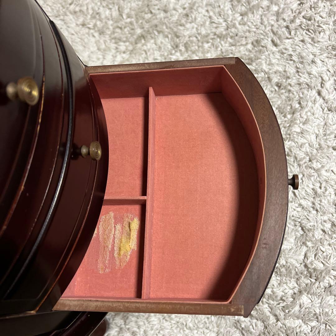 きつねうどん様アンティークヨーロピアン猫脚コンソールチェストアクセサリーボックス