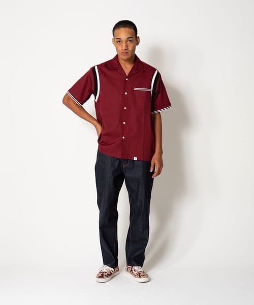 ウェア・シャツ BEDWIN & THE HEARTBREAKERS BOWLING SHIRT