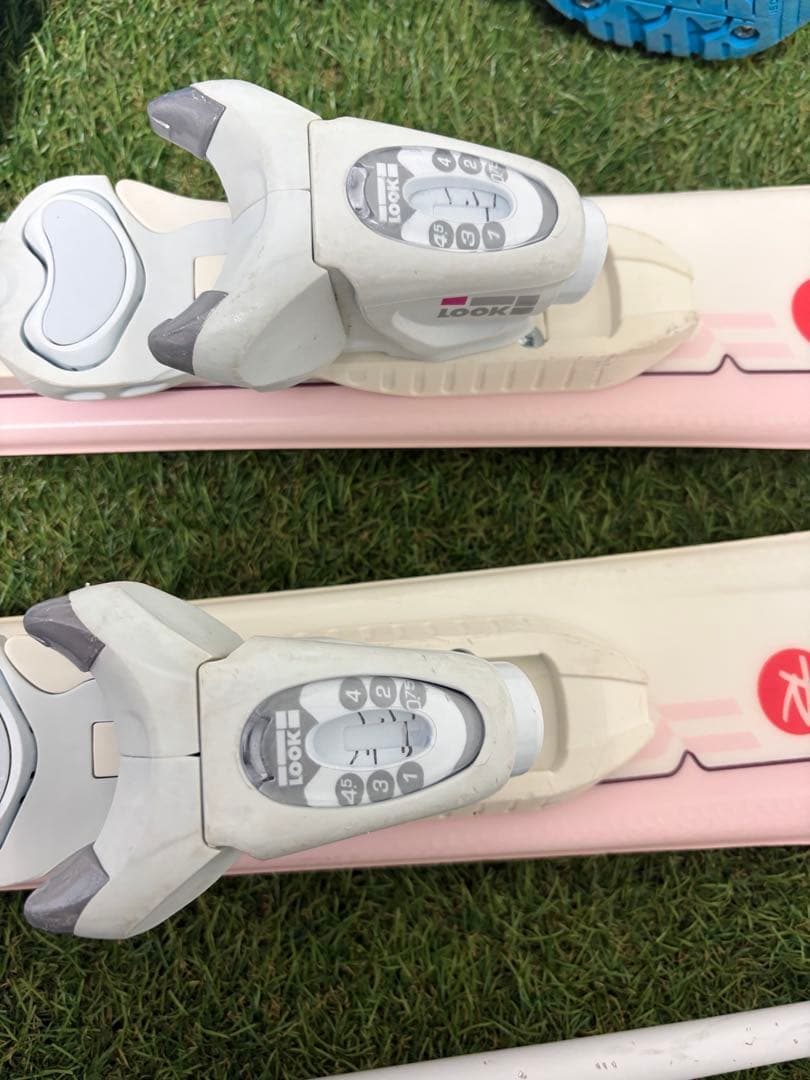 Rossignol スキー 3点 セット + Atomic ポール＋ブーツ 子供