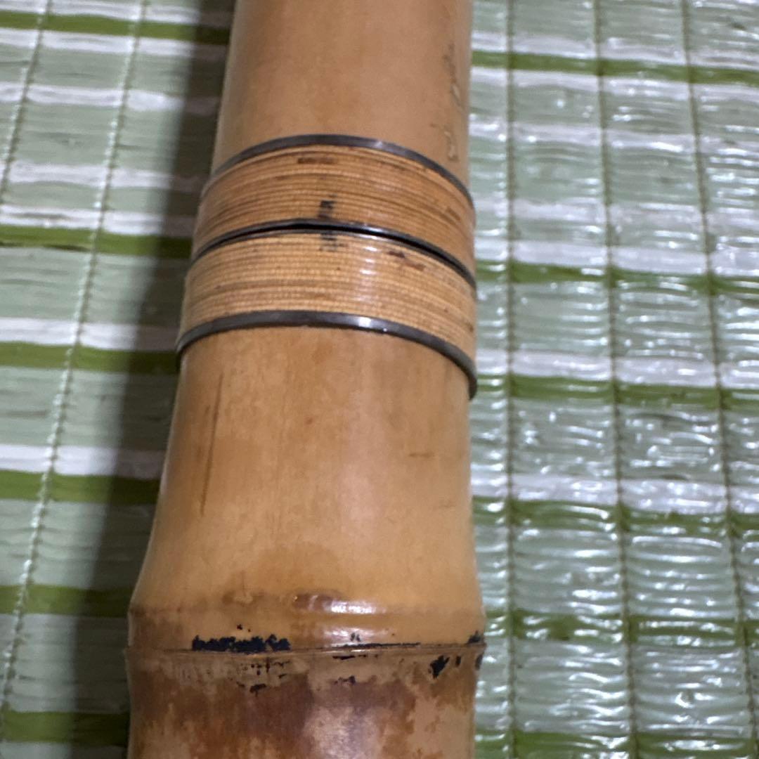 尺八 一朝 在銘 5穴 約55cm 2印 シャクハチ　楽器　笛