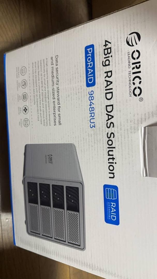 ORICO　RAID機能HDD ケース 3.5インチ 4台 22TB*4 USB