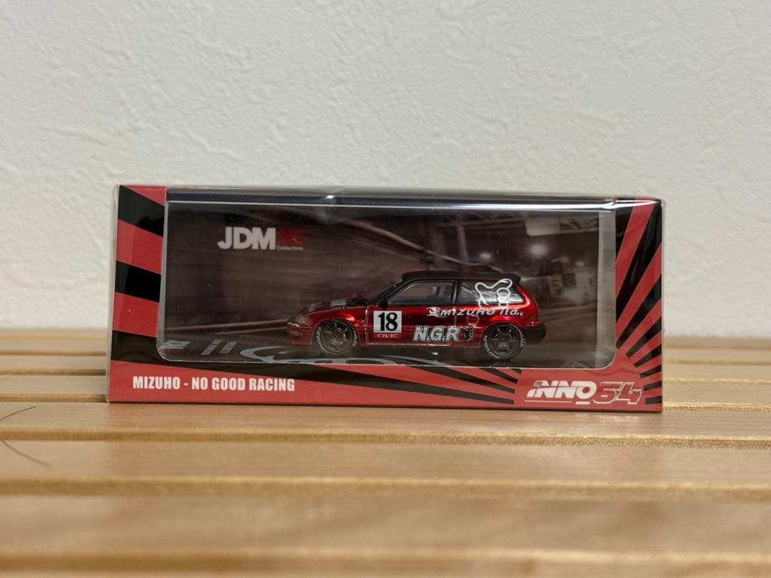 ミニカー INNO64 1/64 EF9 MIZUHO NO GOOD RACING