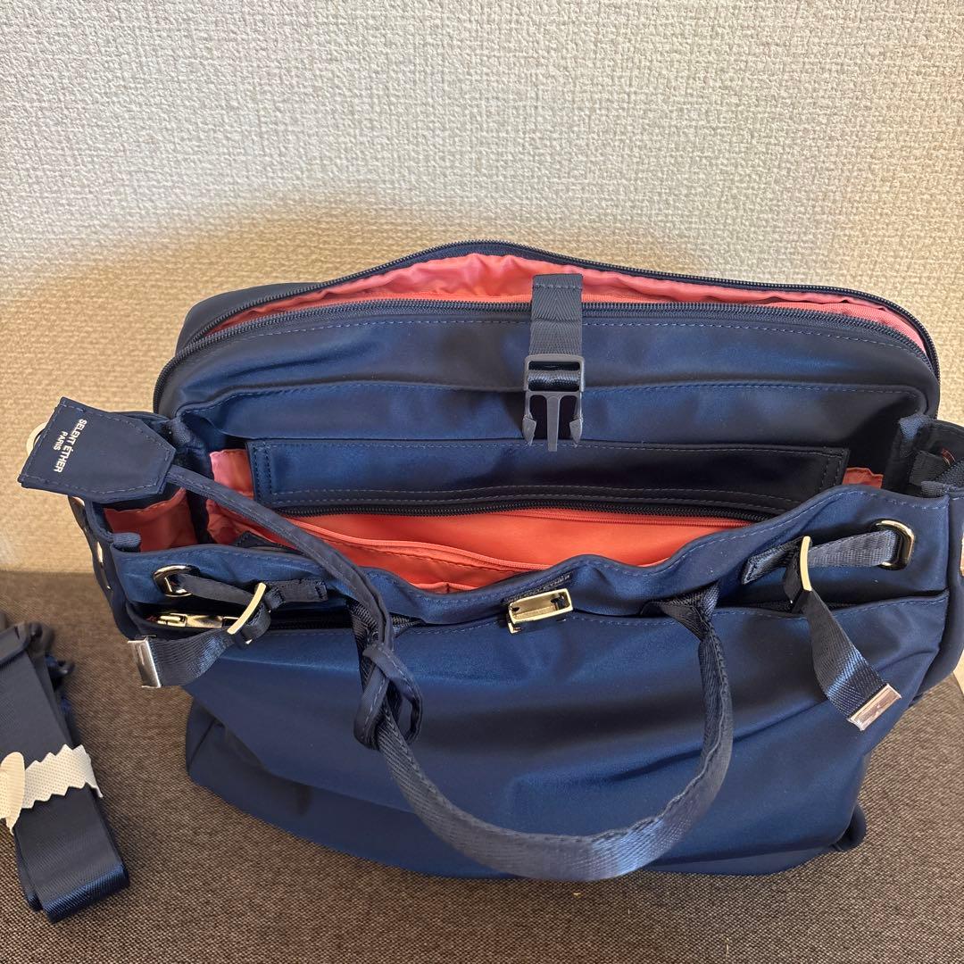 SELENT ETHER セレーンエテール ビジネスバッグ　ネイビー