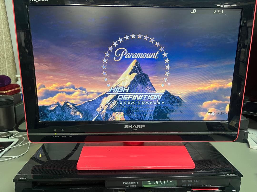 パナソニック DMR-BZT810 Blu-rayレコーダー3番組録画　動作品