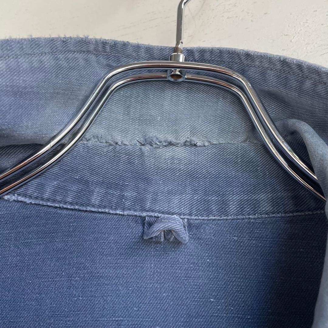 50s 60s フレンチ ワークコート ヴィンテージ 古着 襤褸 ワークウェア