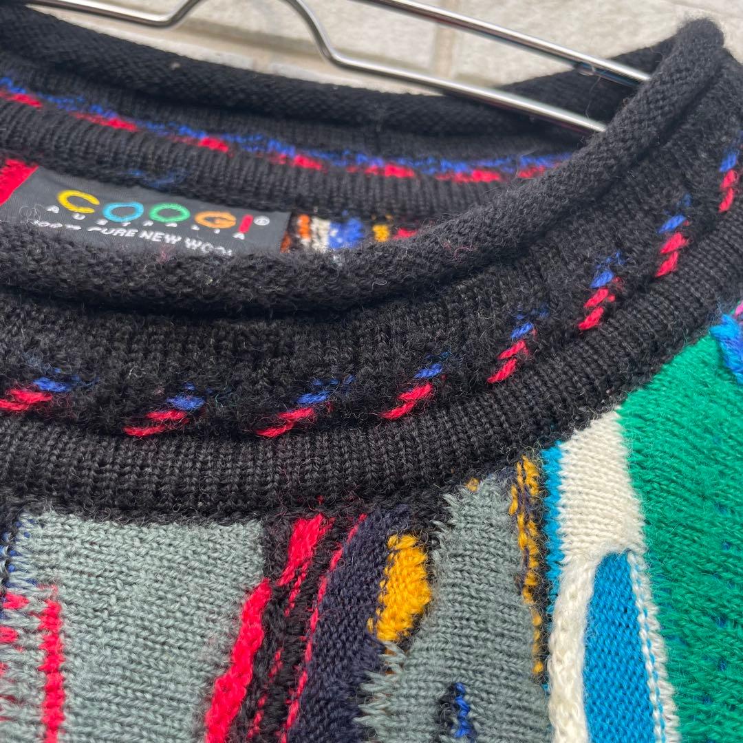 COOGI　セーター　L　3D　ウール100　オーストラリア製