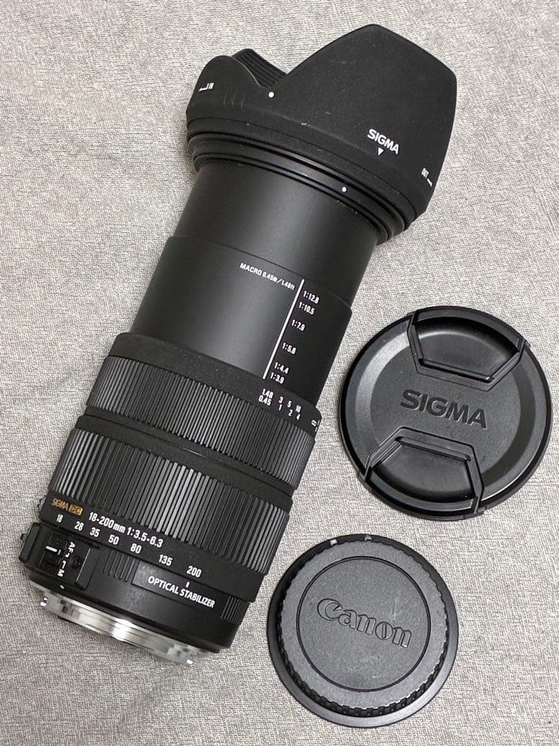 ⭐️美品⭐️ SIGMA 18-200mm 3.5-6.3 DC OS Canon