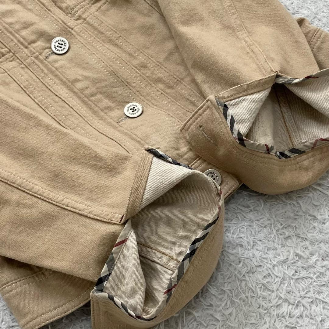 美品✨バーバリーロンドン デニムジャケット ノバチェック 大きいサイズ 46