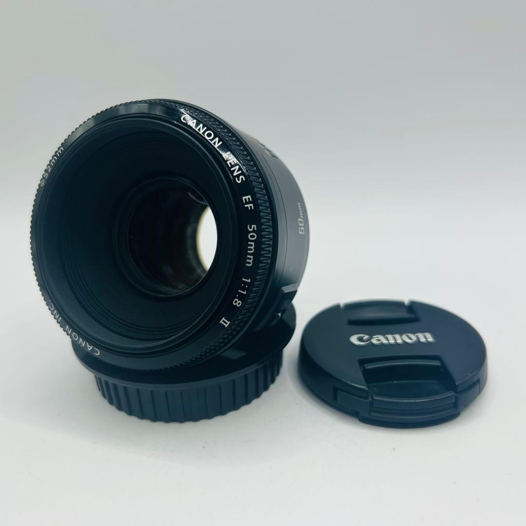 美品　Canon EF 50mm F1.8 Ⅱ 単焦点レンズ
